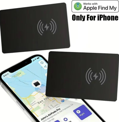 Wallet GPS Tracker Card – Works with Apple Find My