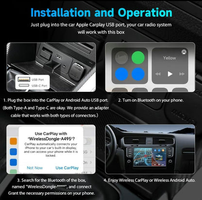 Wireless CarPlay adapter