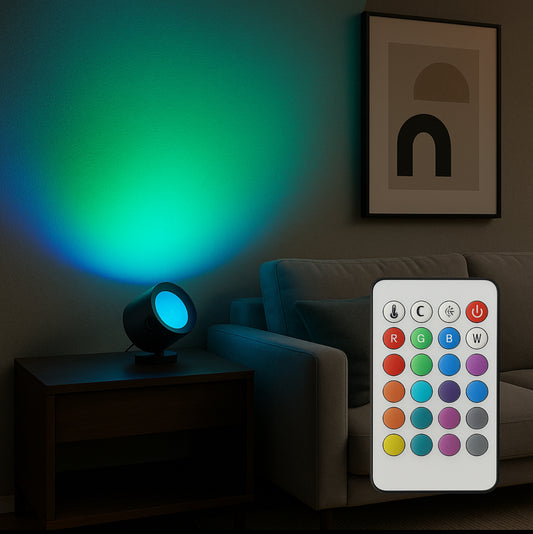Magnetic LED Wall Light Wireless + Remote | 360° Touch Glow